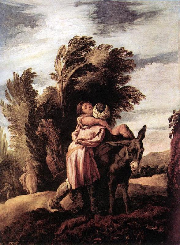 FETI, Domenico Parable of the Good Samaritan dfgj